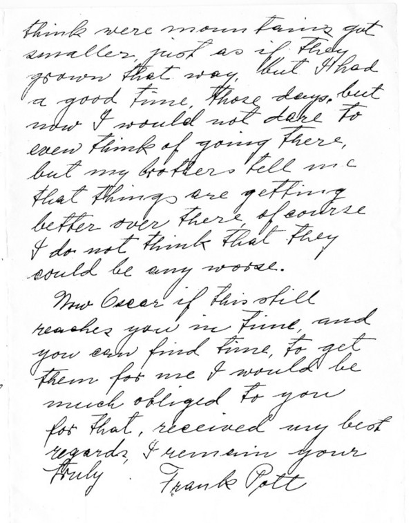 Potts Letter Page Three